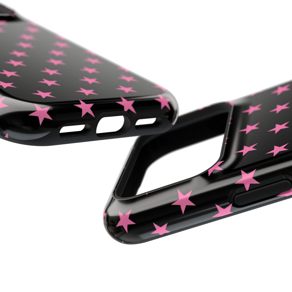 Pink Stars Tough iPhone Case