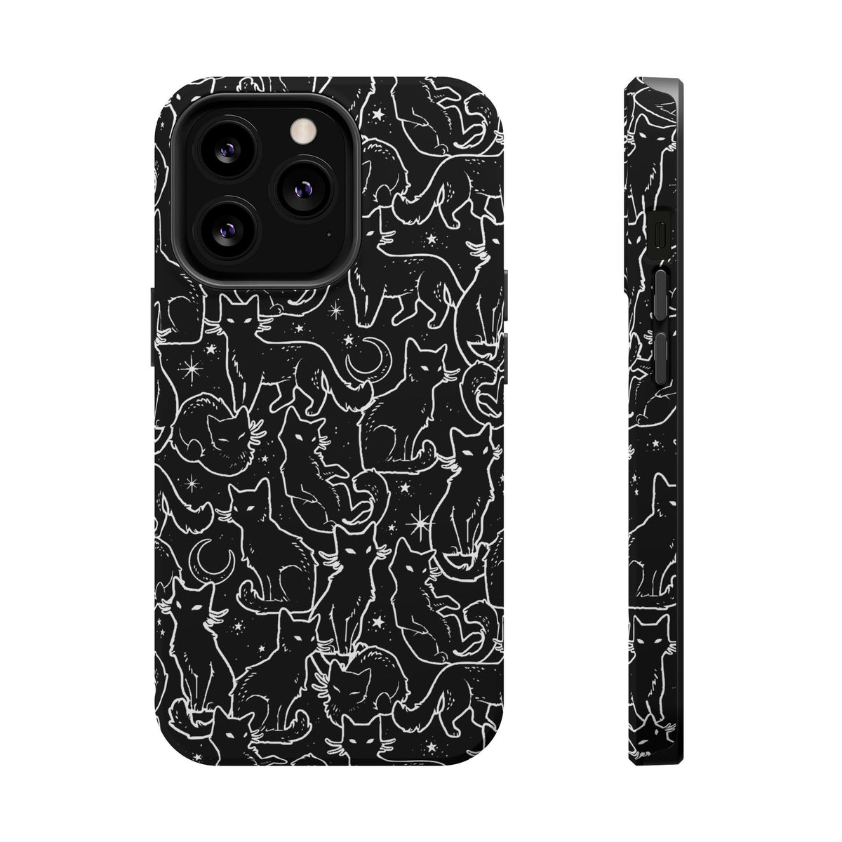 Black Cats MagSafe Tough iPhone Case