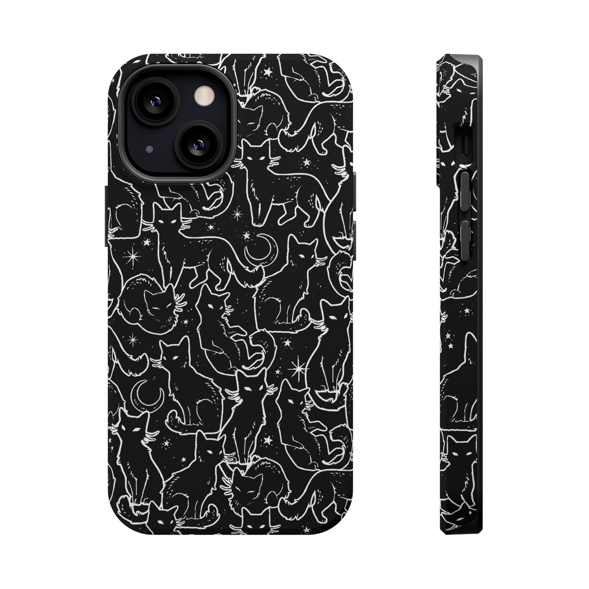Black Cats MagSafe Tough iPhone Case