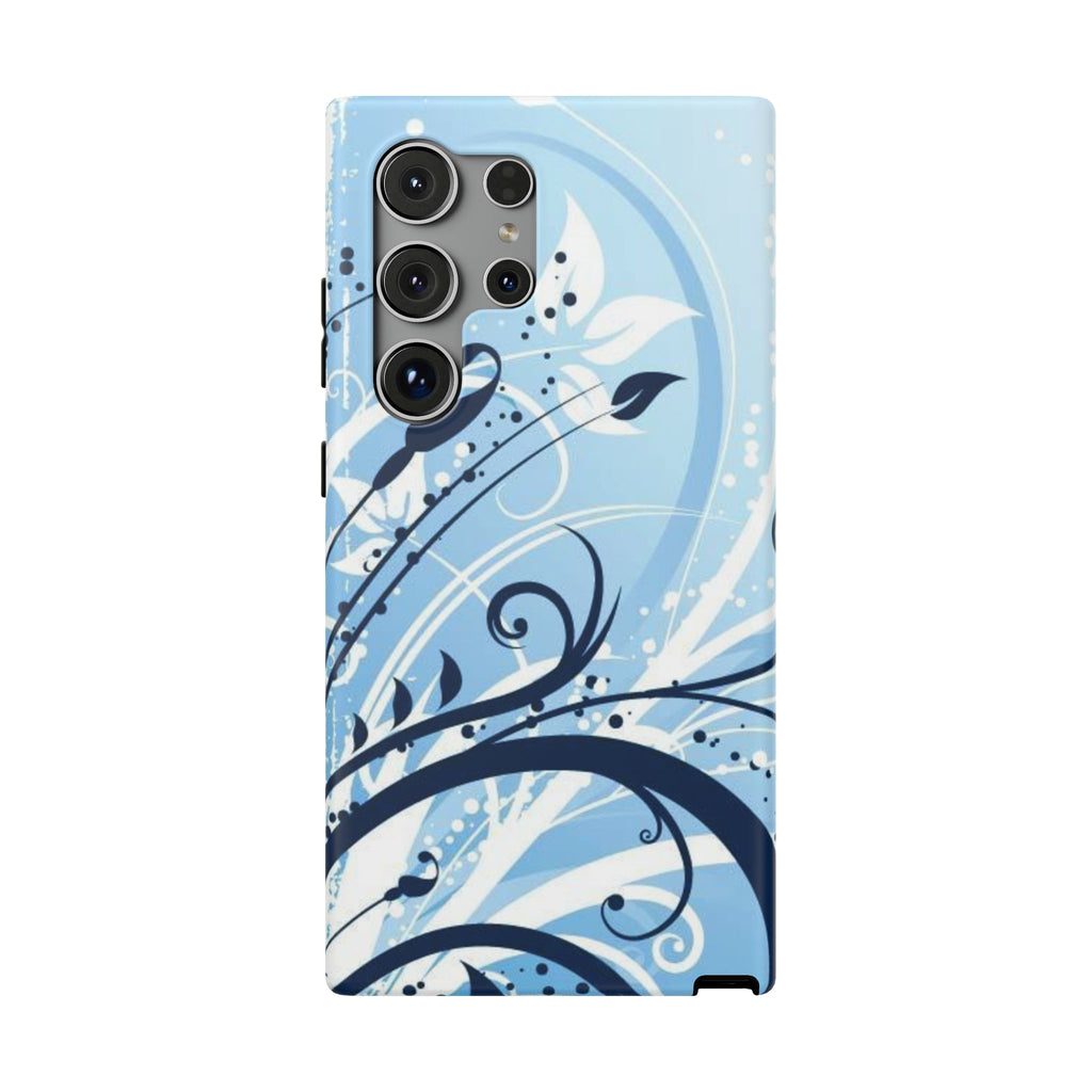 Bloom in Blue Tough Samsung Case