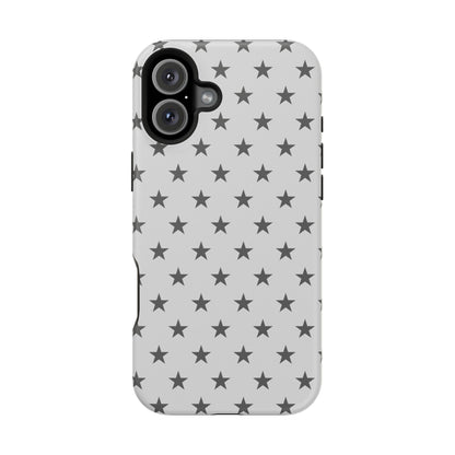 Grey Stars MagSafe Tough iPhone Case