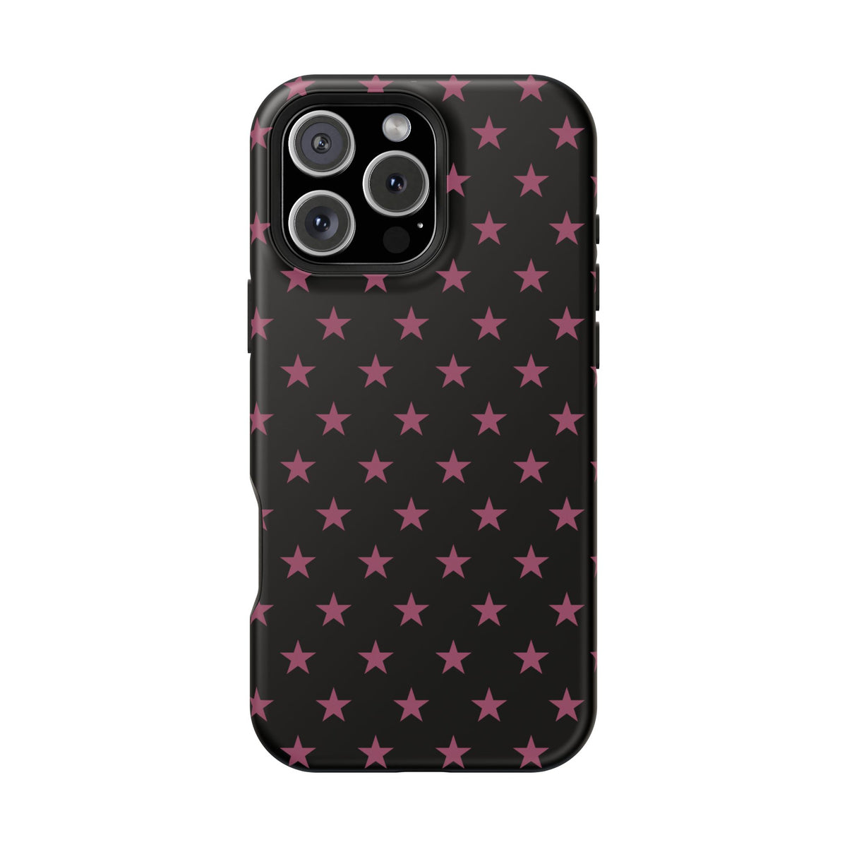 Burgundy Stars MagSafe Tough iPhone Case