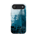 Blue Noise Tough iPhone Case