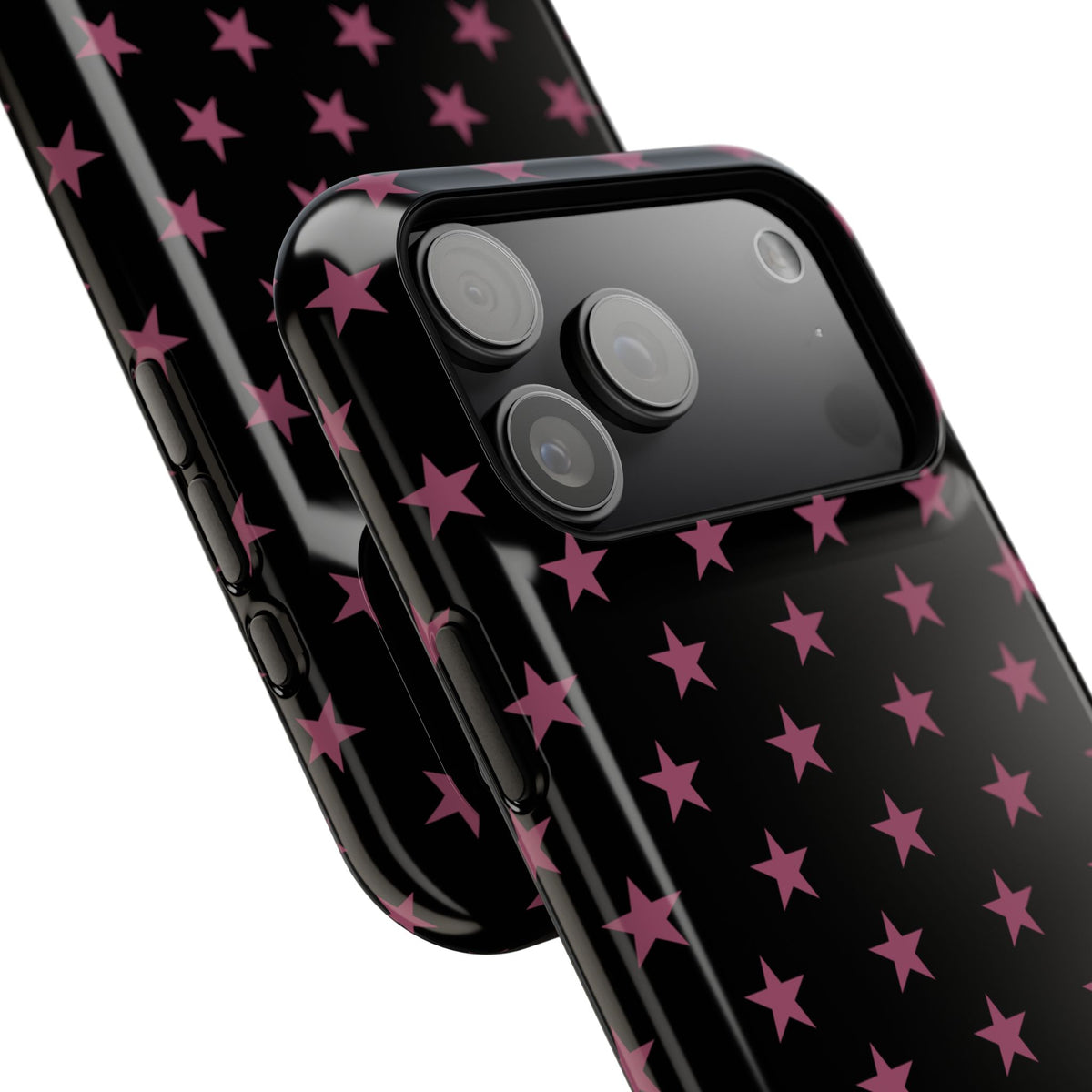 Burgundy Stars MagSafe Tough iPhone Case