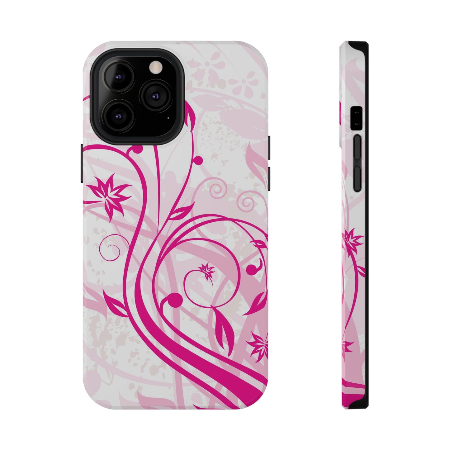 Flora Fuchsia Tough iPhone Case