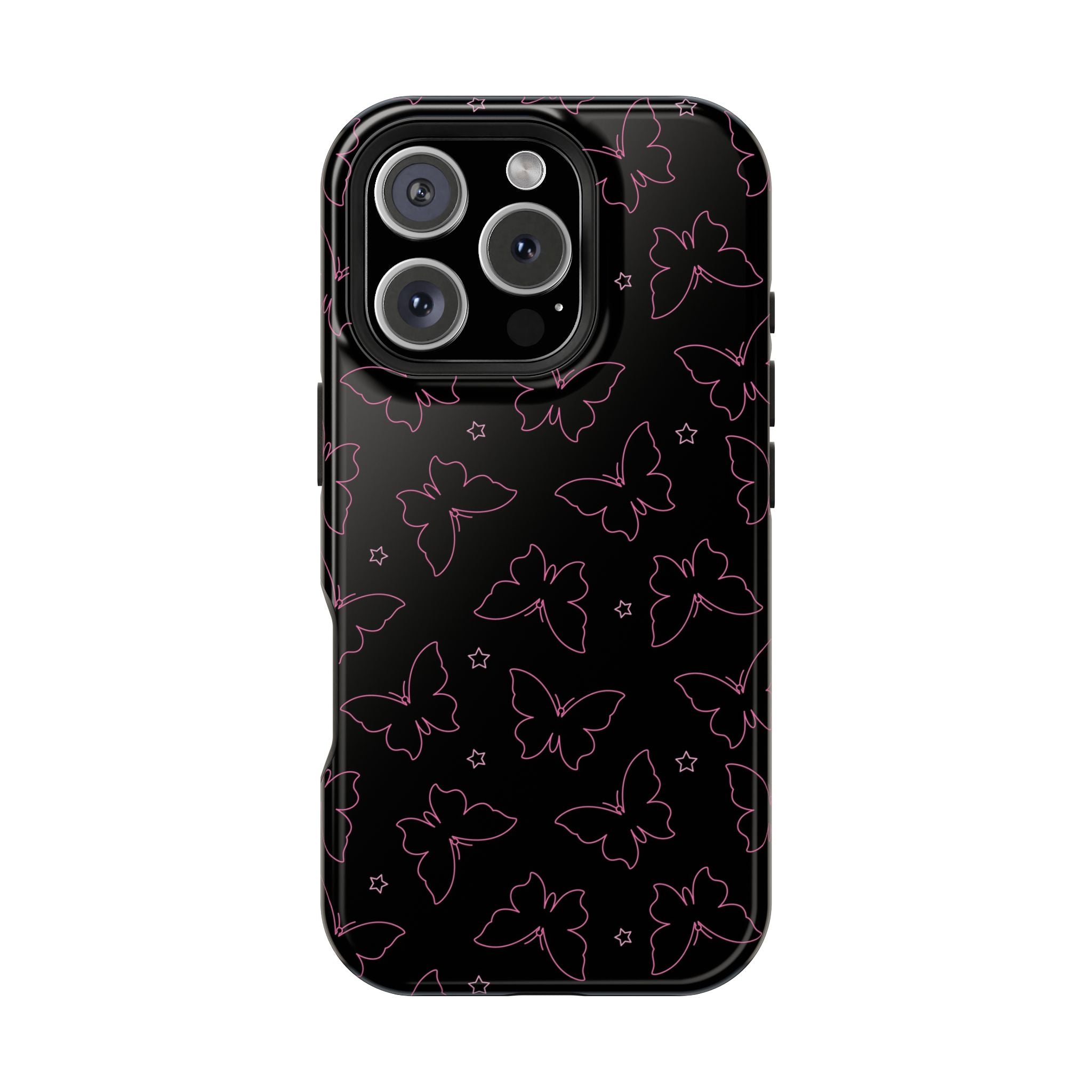 Midnight Flutter Tough iPhone Case