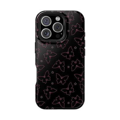 Midnight Flutter MagSafe Tough iPhone Case