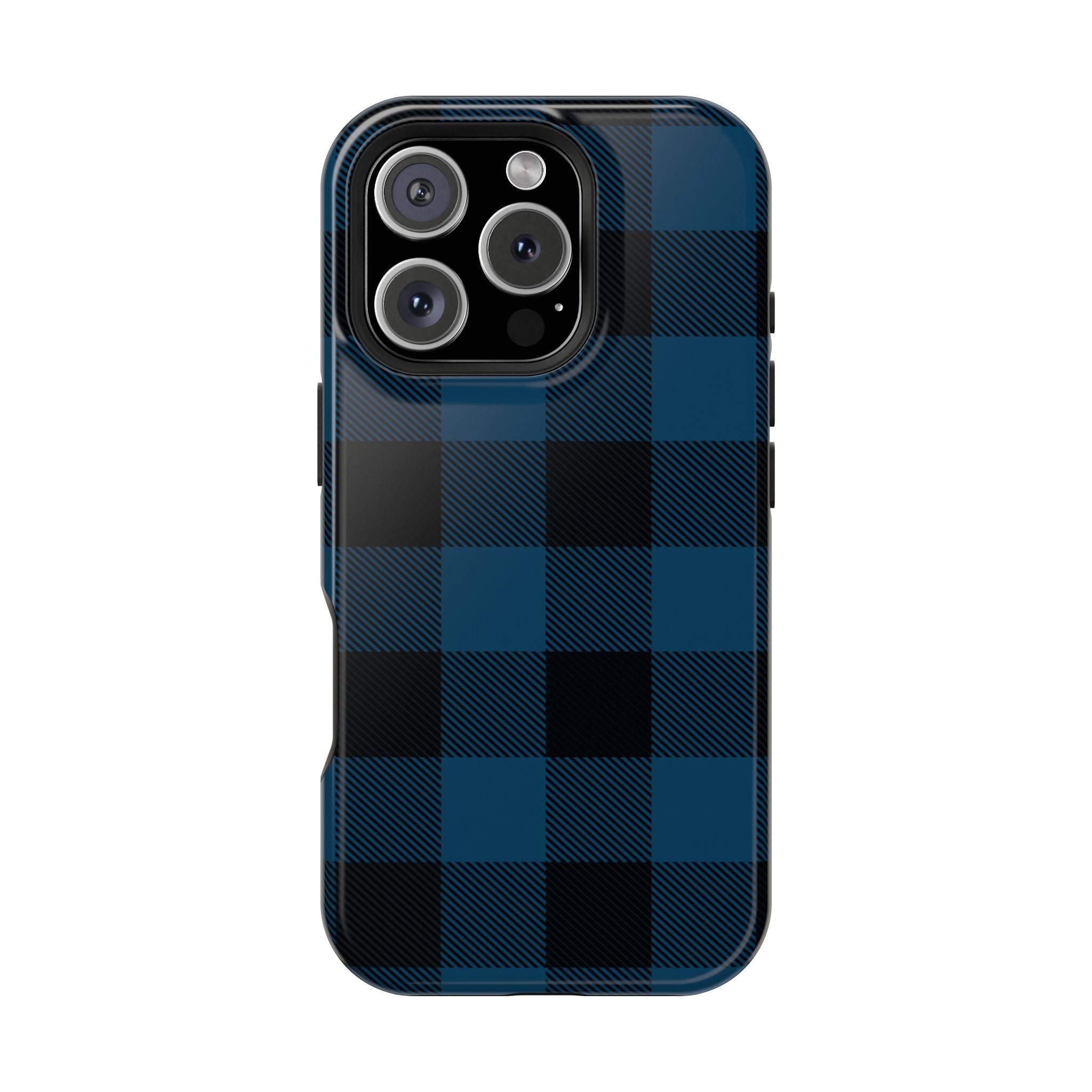 Blue Flannel Tough iPhone Case