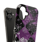 Checkered Rose Tough iPhone Case