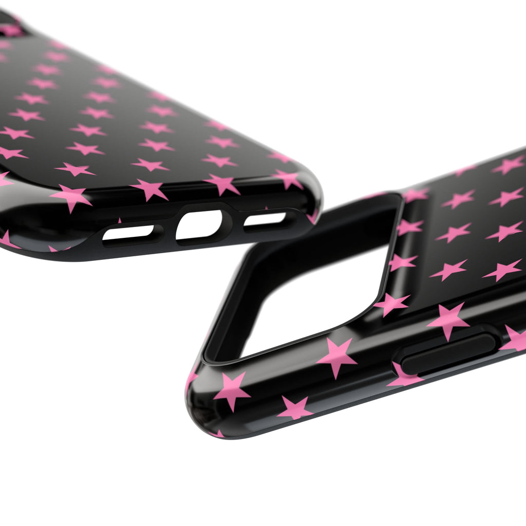 Pink Stars Tough iPhone Case