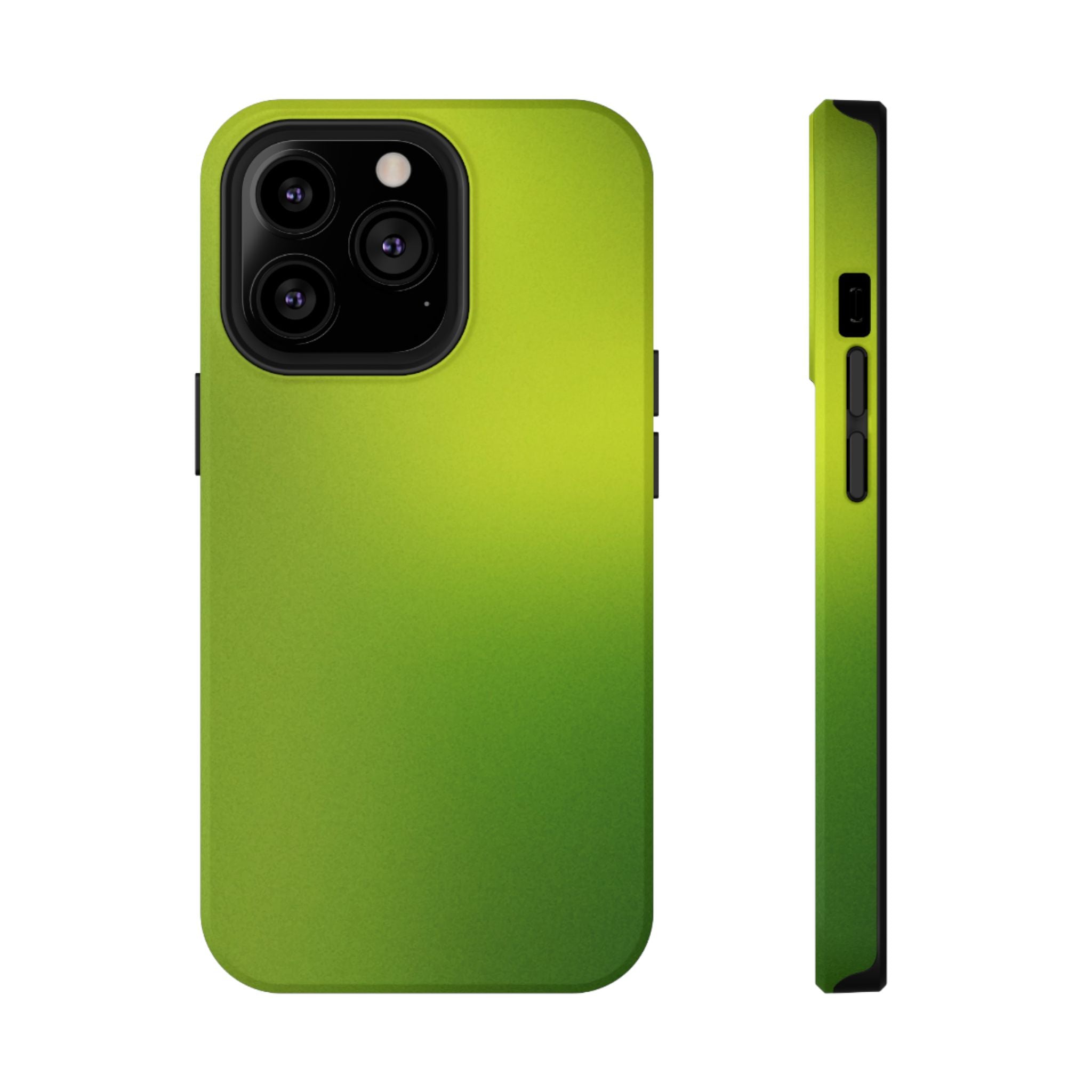 Lime Glow Tough iPhone Case