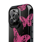 Pink Butterflies Tough iPhone Case
