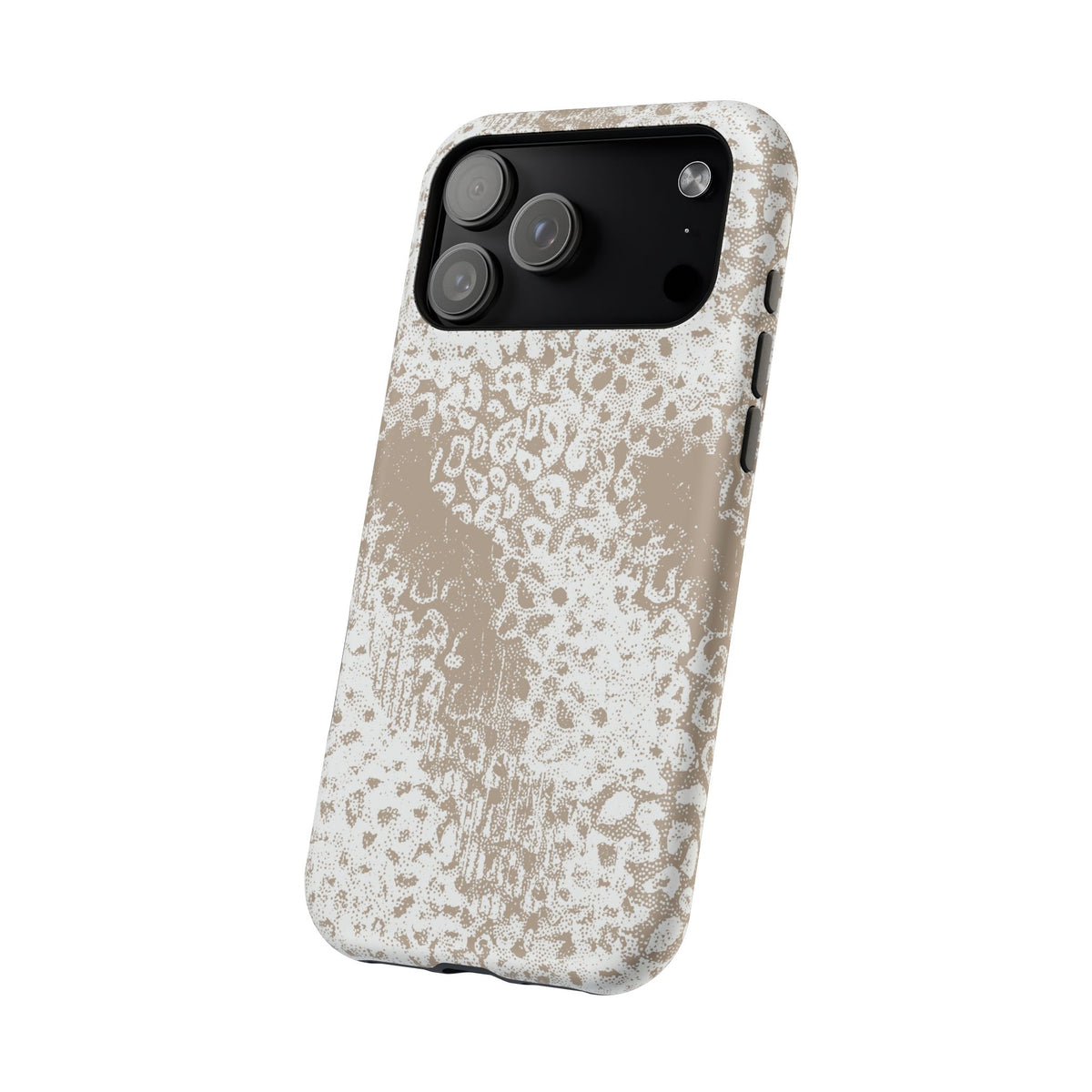 White Leopard MagSafe Tough iPhone Case