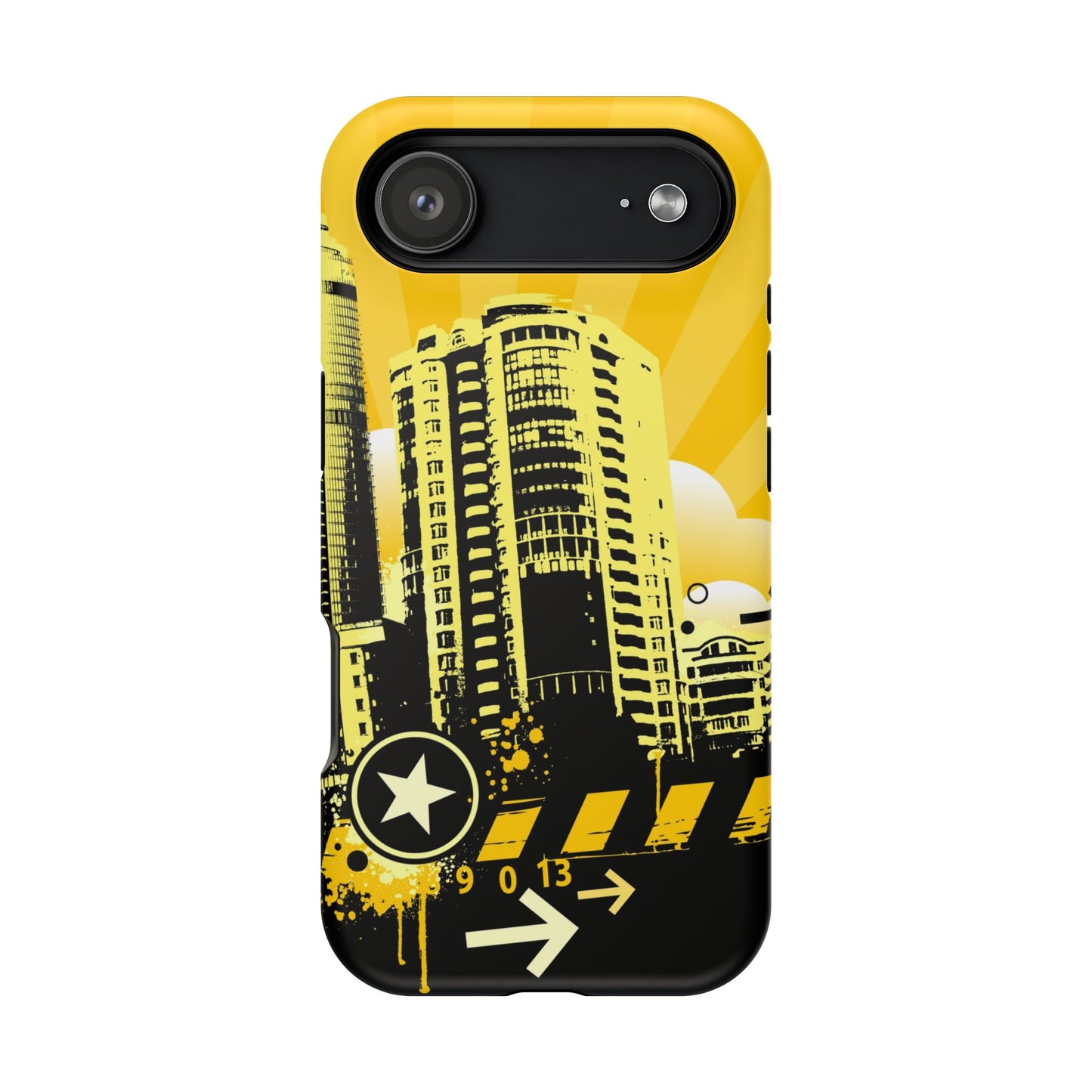 Yellow City Tough iPhone Case