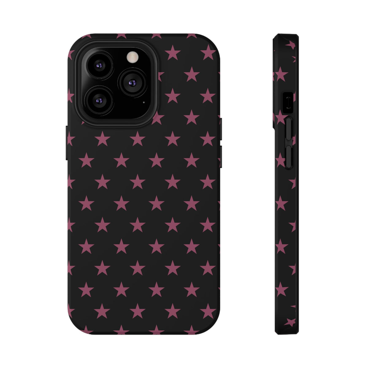 Burgundy Stars MagSafe Tough iPhone Case