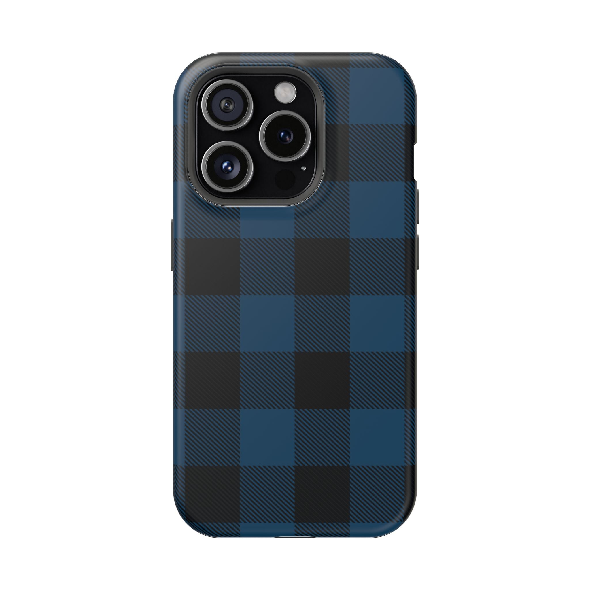 Blue Flannel Tough iPhone Case