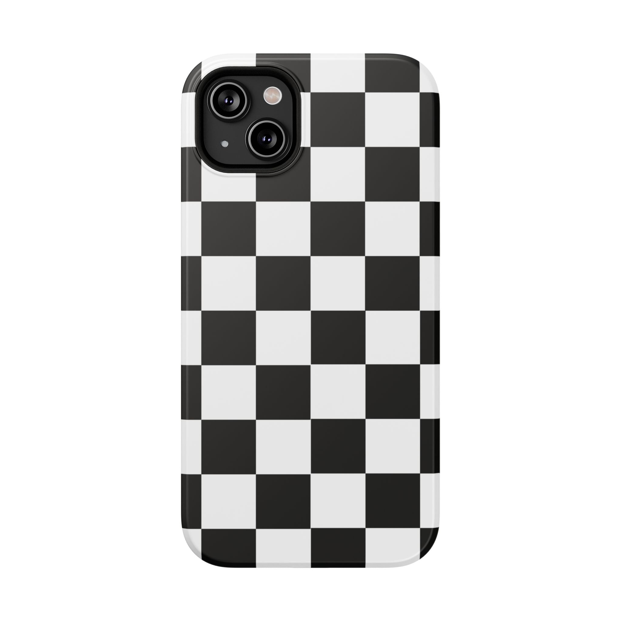 Black Grid Tough iPhone Case