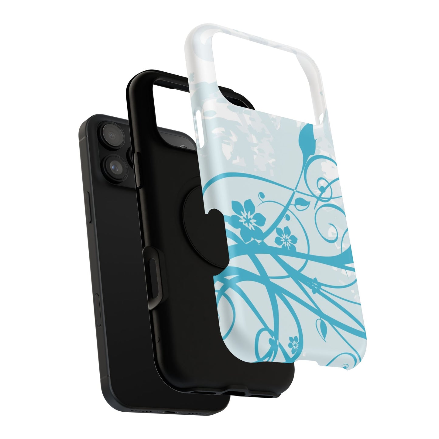 Blue Bloom Tough iPhone Case
