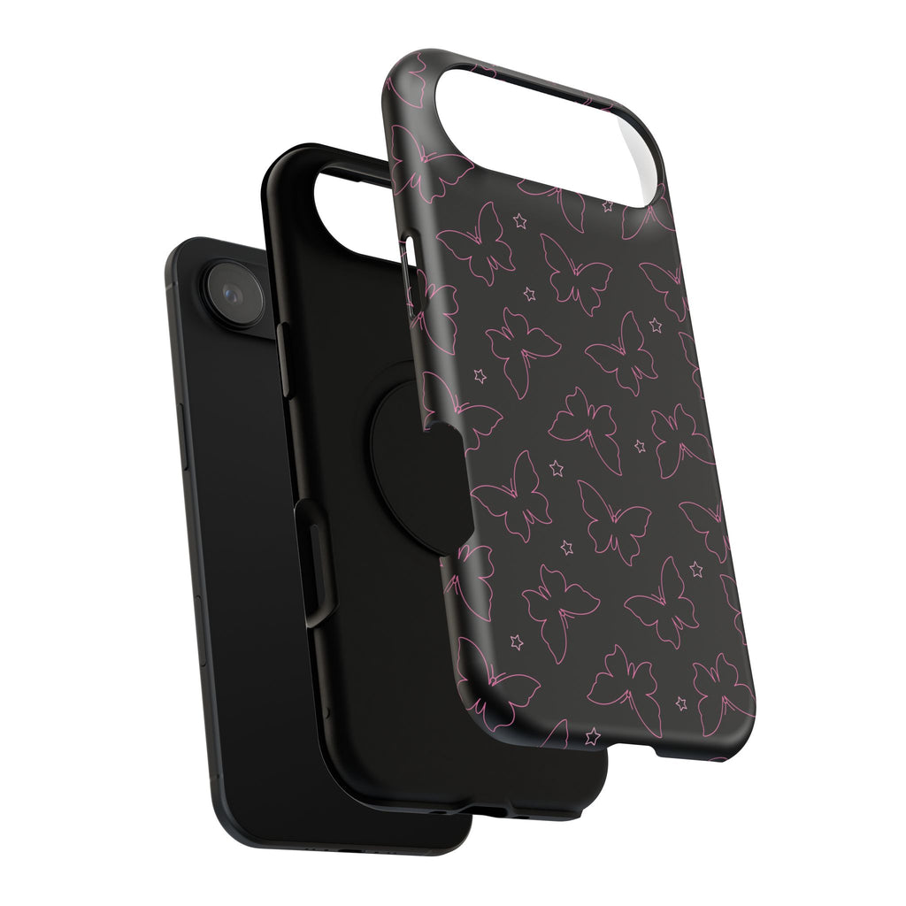 Midnight Flutter Tough iPhone Case