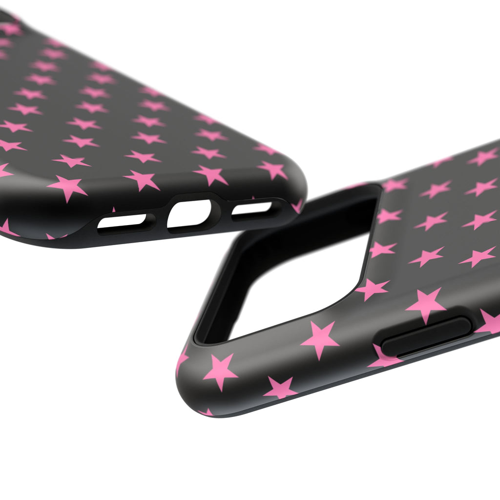 Pink Stars Tough iPhone Case