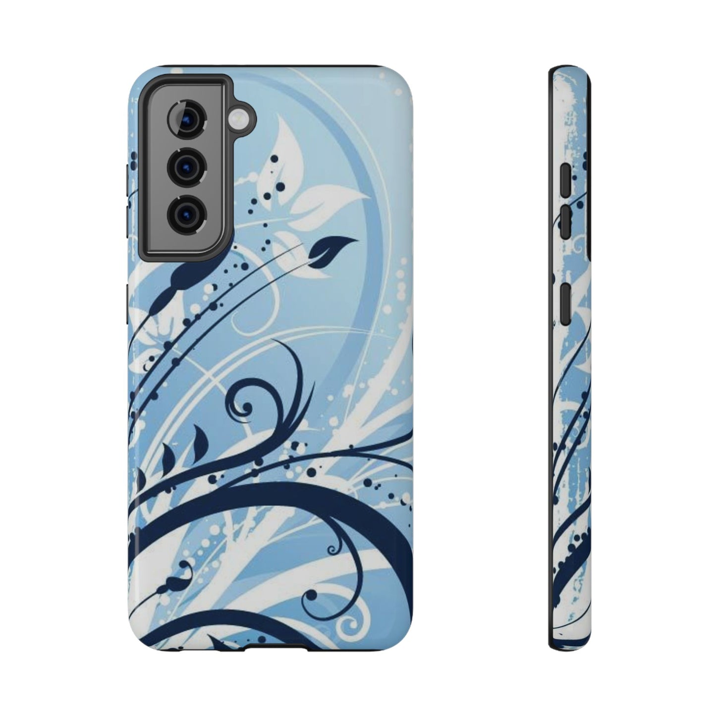 Bloom in Blue Tough Samsung Case