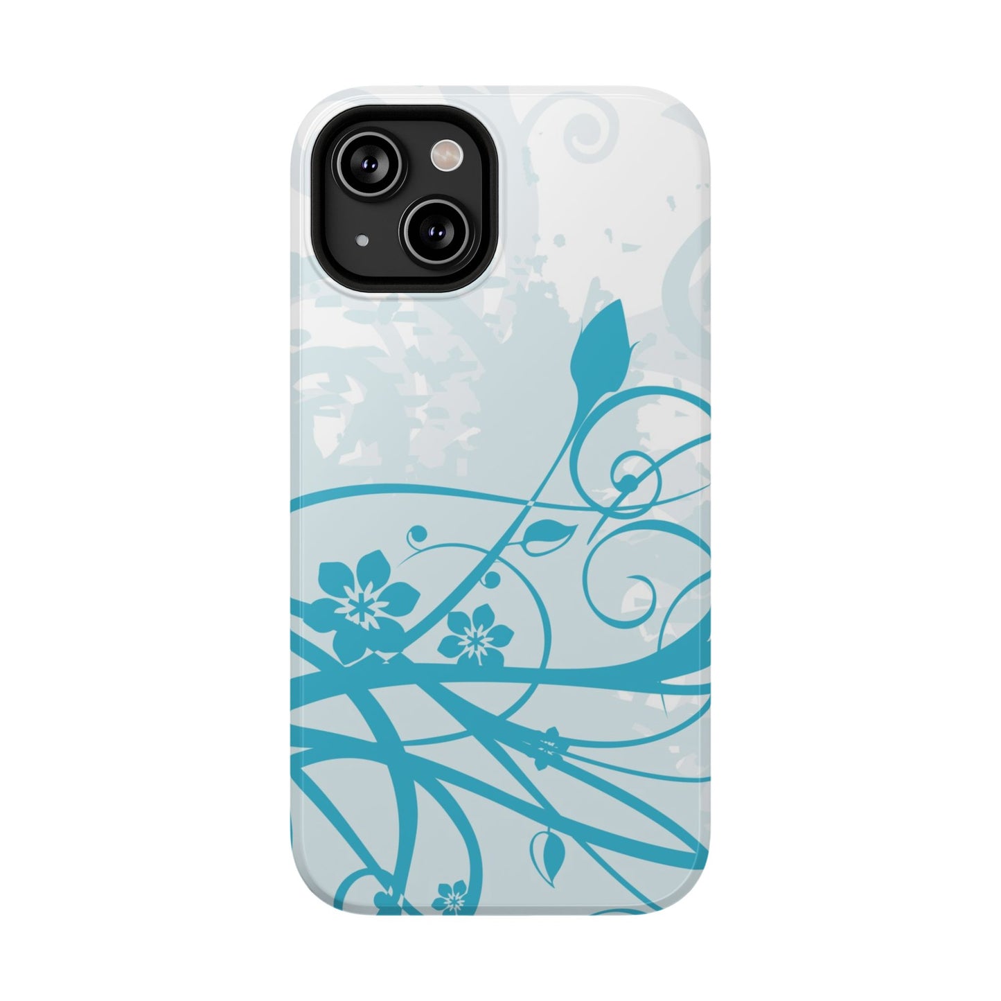 Blue Bloom Tough iPhone Case