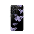 Purple Butterflies Tough Samsung Case