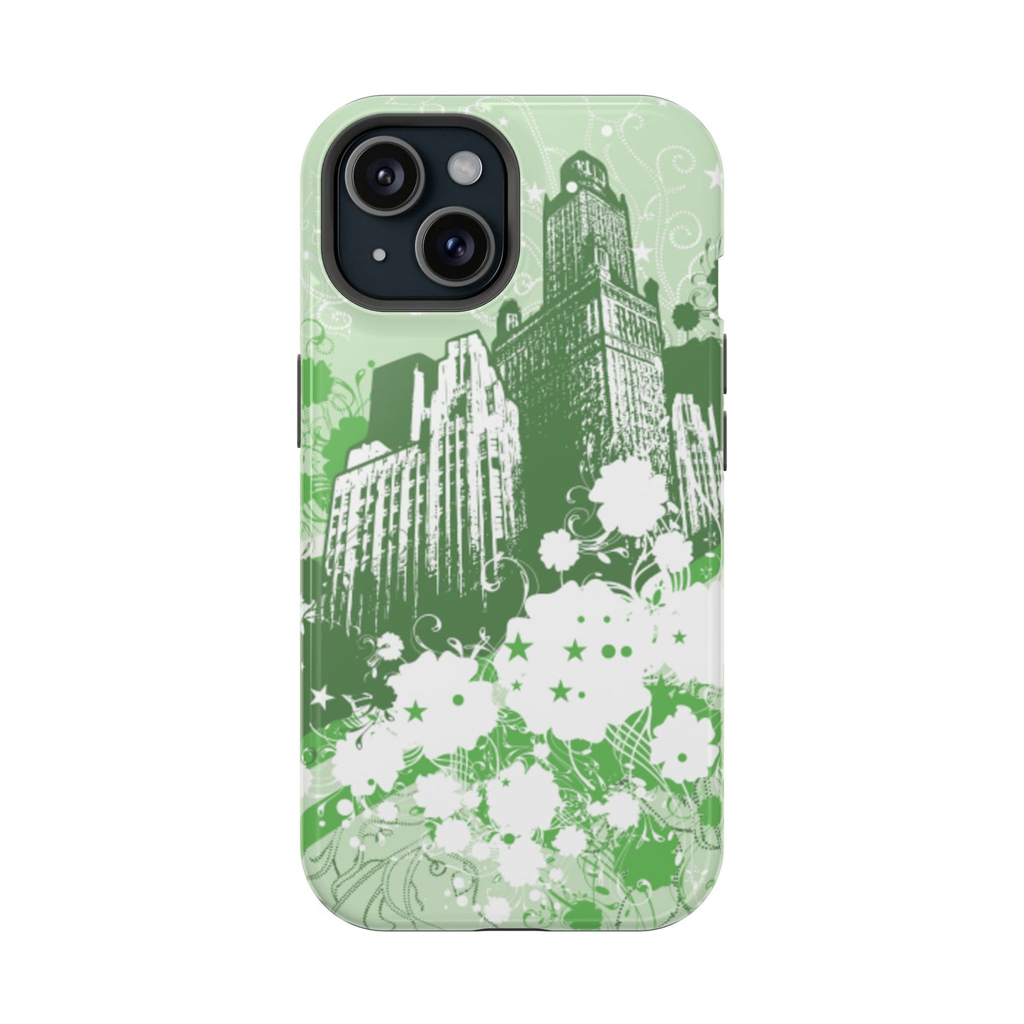 Green City Tough iPhone Case