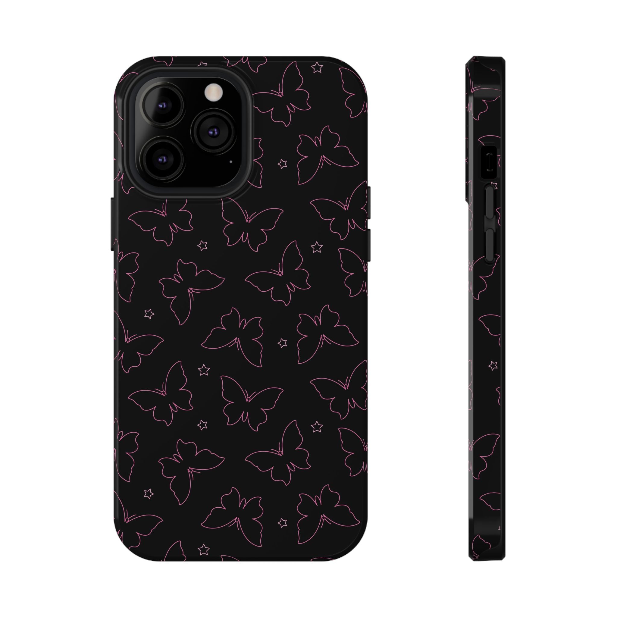 Midnight Flutter Tough iPhone Case