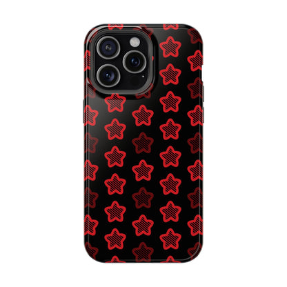 Red Stars Tough iPhone Case
