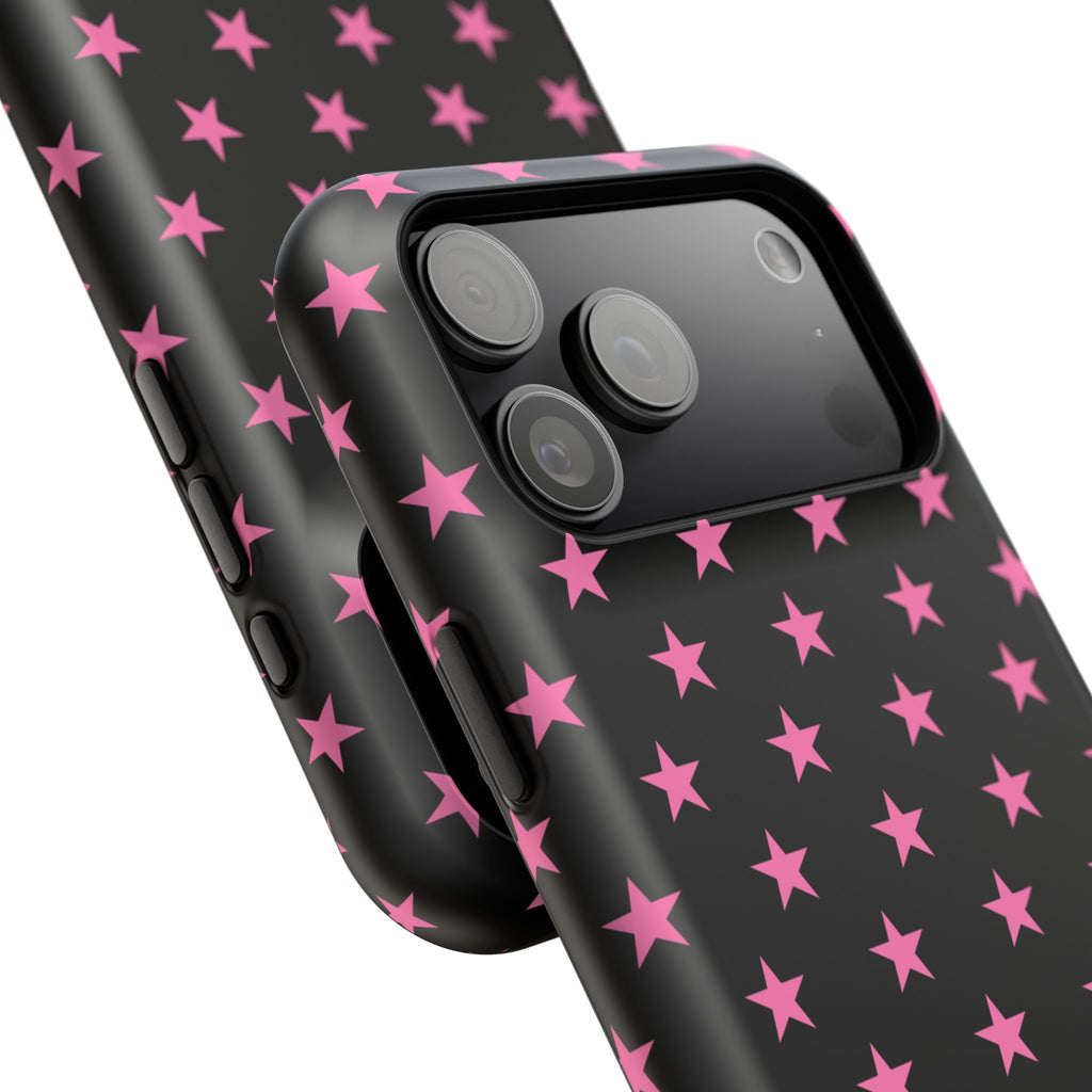 Pink Stars Tough iPhone Case