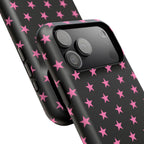 Pink Stars Tough iPhone Case