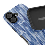 Blue Layers Tough iPhone Case