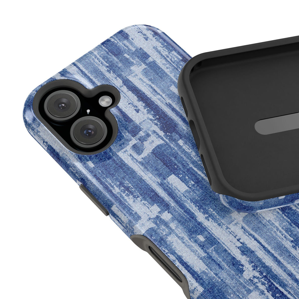 Blue Layers Tough iPhone Case