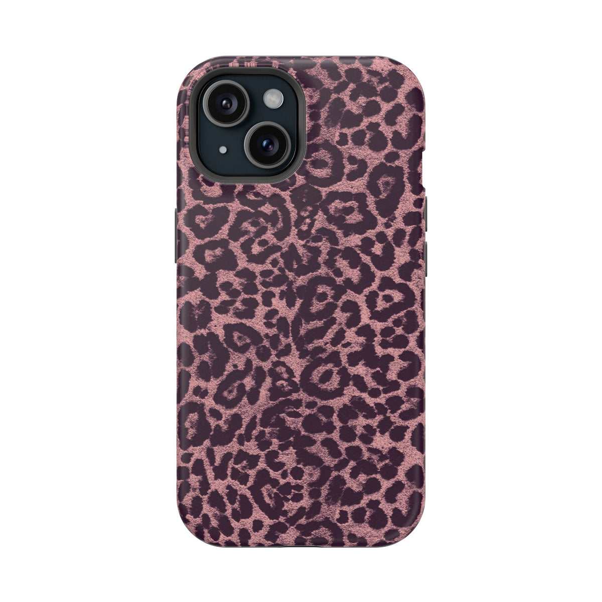 Purple Leopard MagSafe Tough iPhone Case