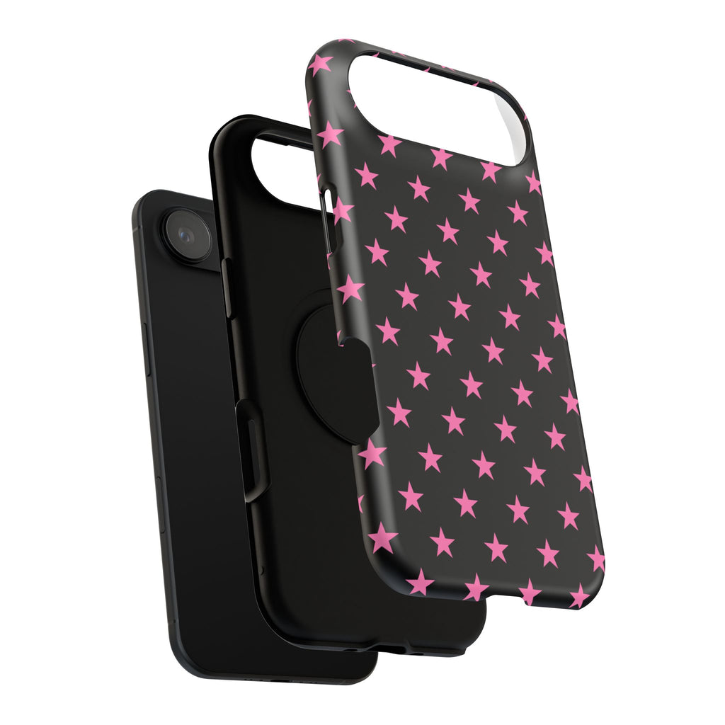 Pink Stars Tough iPhone Case