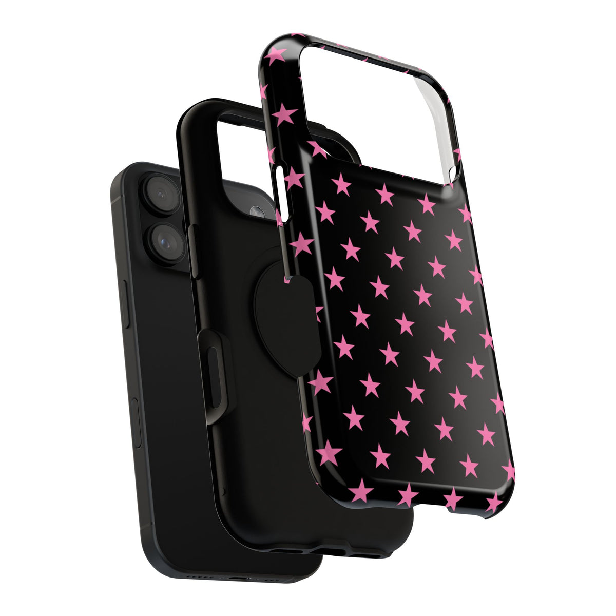Pink Stars Tough iPhone Case