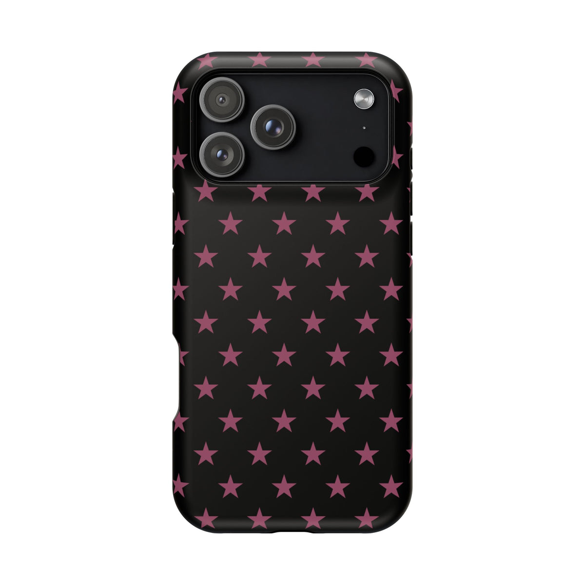 Burgundy Stars MagSafe Tough iPhone Case