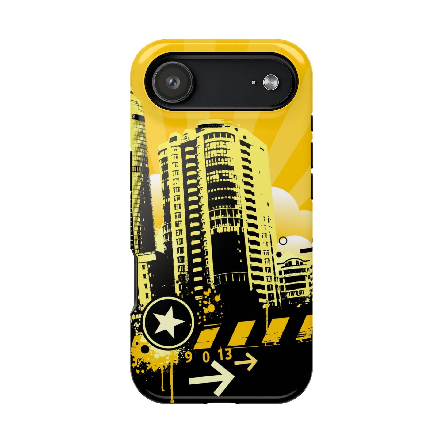 Yellow City Tough iPhone Case