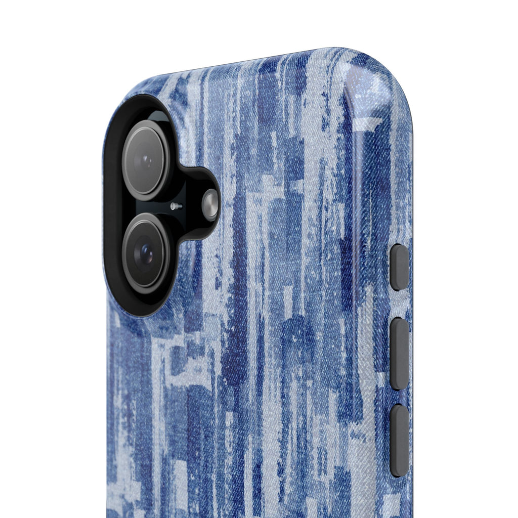 Blue Layers Tough iPhone Case