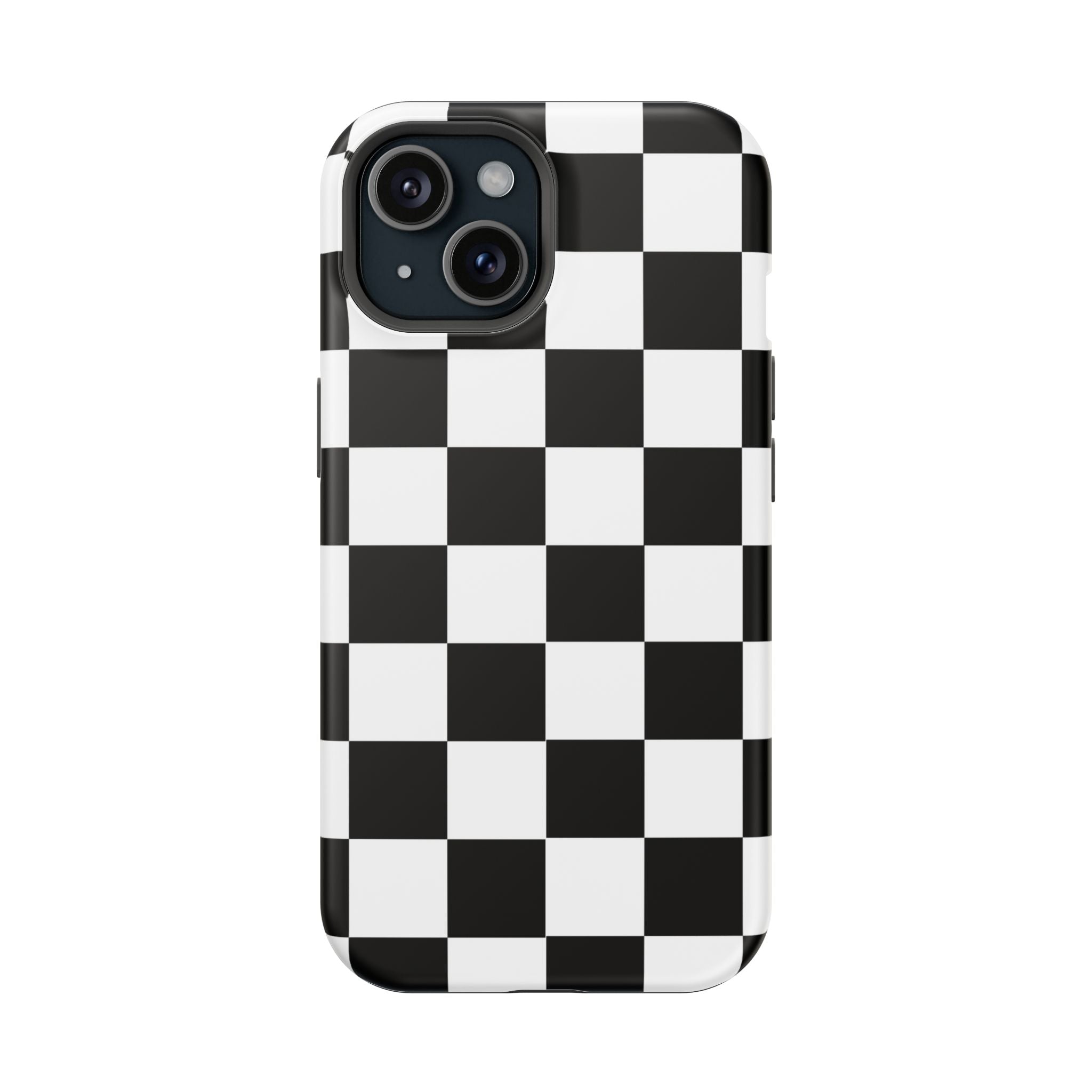 Black Grid Tough iPhone Case