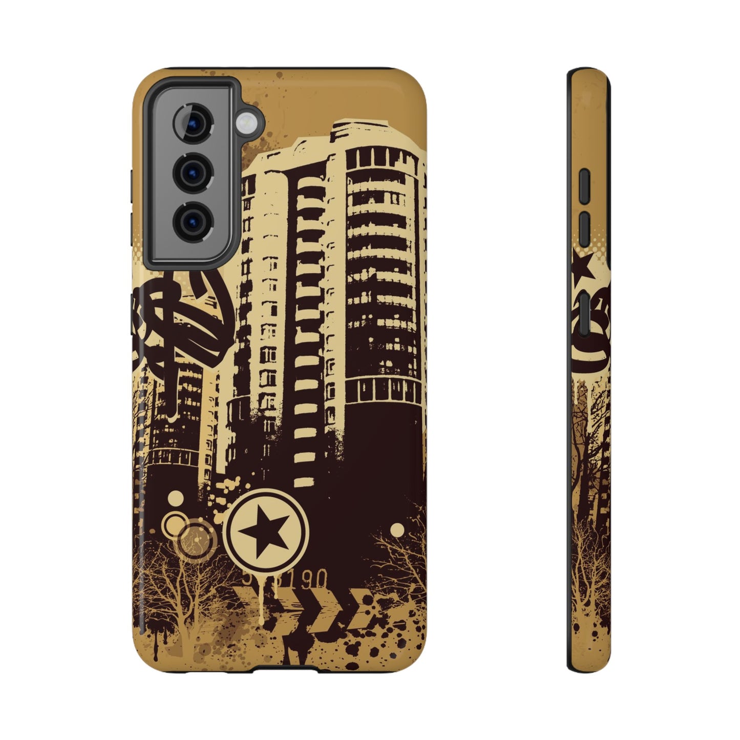 Brown City Tough Samsung Case