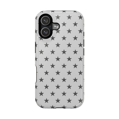 Grey Stars MagSafe Tough iPhone Case