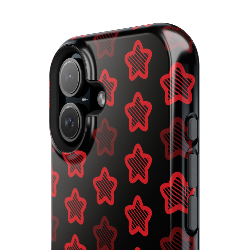 Red Stars Tough iPhone Case