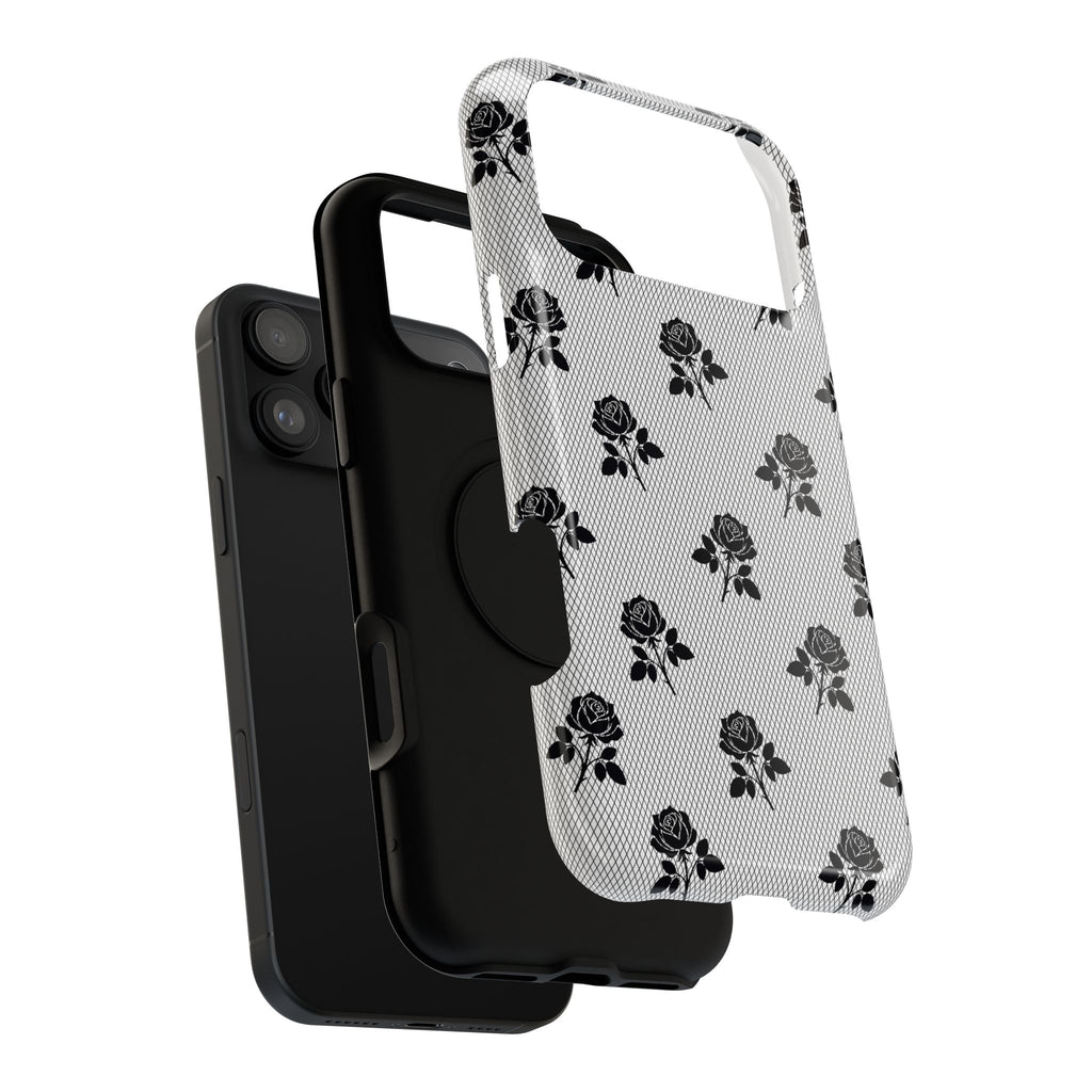 Black Roses Tough iPhone Case
