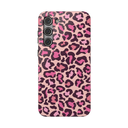 Pink Leopard Tough Samsung Case