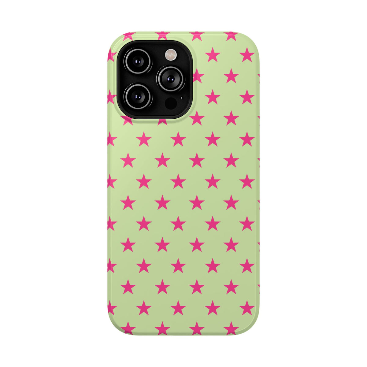 Lime Stars Tough iPhone Case