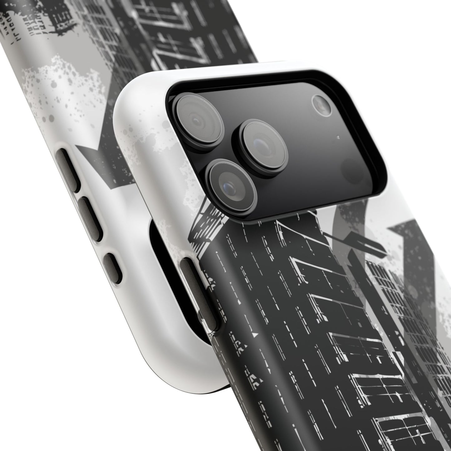 Monochrome City Tough iPhone Case