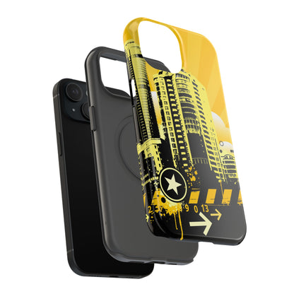 Yellow City Tough iPhone Case