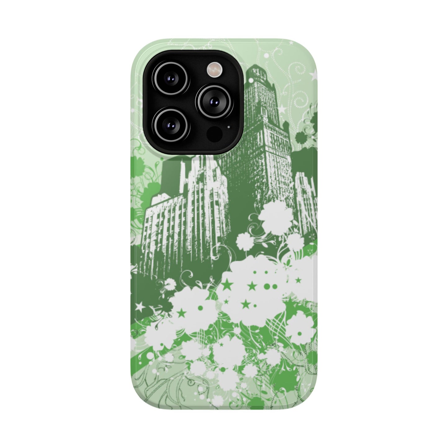 Green City Tough iPhone Case